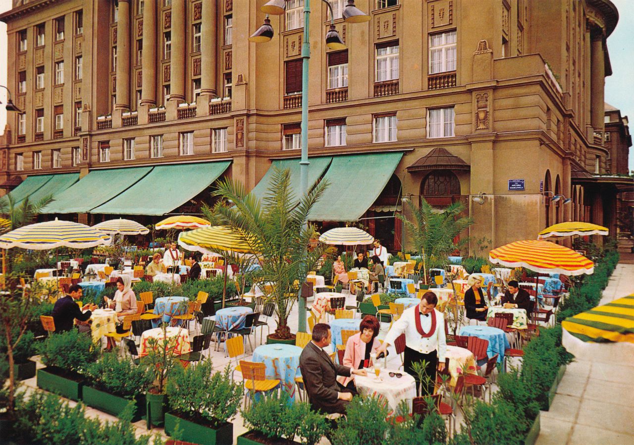 Hotel Esplanade, oleander terasa, oko 1970. godine